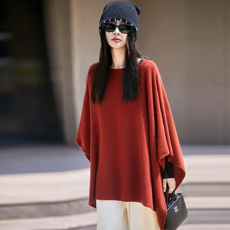 Women 100% Merino Wool Autumn Winter One Color Shawl Pullover Wraps Grace Warm Soft Knitted Sweater Female Clothing Korean Tops
Women 100% Merino Wool Autumn Winter One Color Shawl Pullover Wraps Grace Warm Soft Knitted Sweater Female Clothing Korean Tops