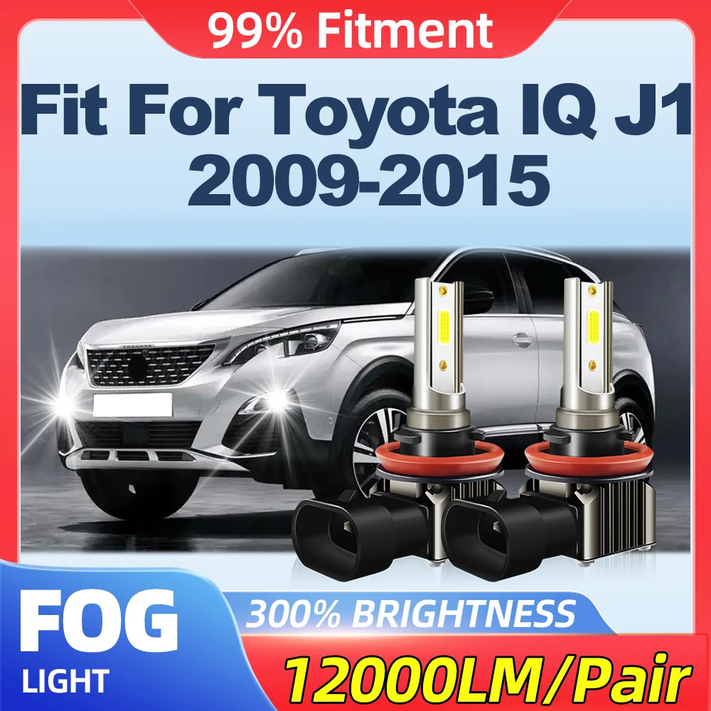 Fit For Toyota IQ J1 2009 2010 2011 2012 2013 2014 2015 100W Canbus Fog Lights 12000LM LED Fog Lamps 12V 6000K Plug And Play
Fit For Toyota IQ J1 2009 2010 2011 2012 2013 2014 2015 100W Canbus Fog Lights 12000LM LED Fog Lamps 12V 6000K Plug And Play