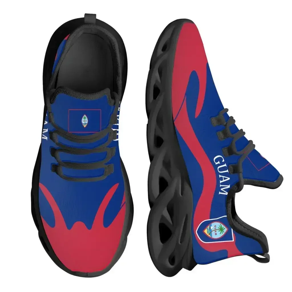 Guam National Flag Printed Sailboat And Palm Tree National Emblem Design Lightweight Lace-up Sneakers Zapatos
Guam National Flag Printed Sailboat And Palm Tree National Emblem Design Lightweight Lace-up Sneakers Zapatos