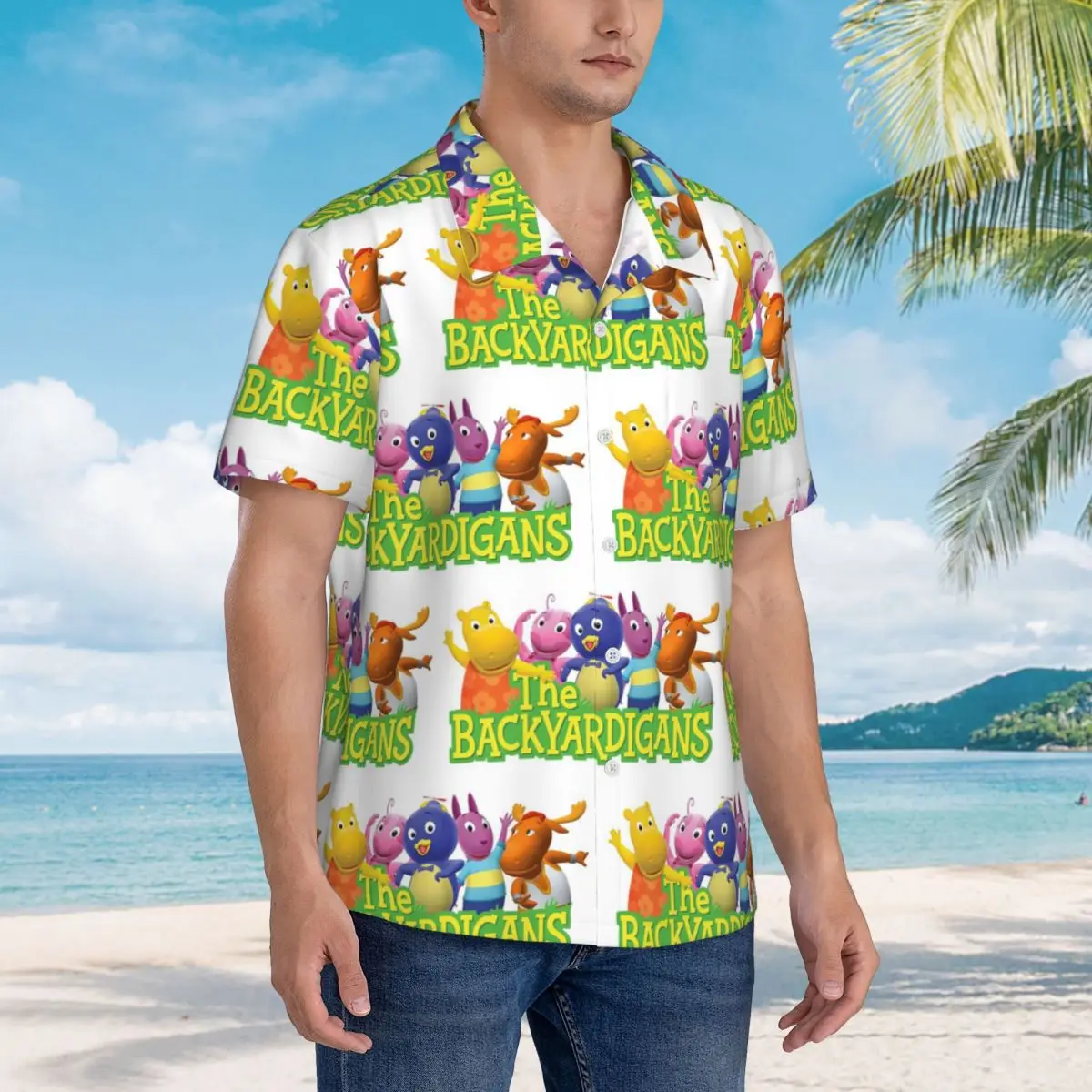 Backyardigans Funny Hawaiian Shirts Funny Men Short Sleeve Shirt for Summer Beach Men's Button Tops
Backyardigans Funny Hawaiian Shirts Funny Men Short Sleeve Shirt for Summer Beach Men's Button Tops