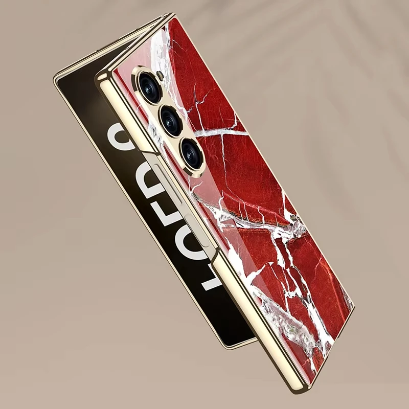 For Galaxy Z Fold 6 Case Luxury Plating Painted Glass Case For Samsung Galaxy Z Fold 6 7 Camera Protective Hard Plastic Cover
For Galaxy Z Fold 6 Case Luxury Plating Painted Glass Case For Samsung Galaxy Z Fold 6 7 Camera Protective Hard Plastic Cover