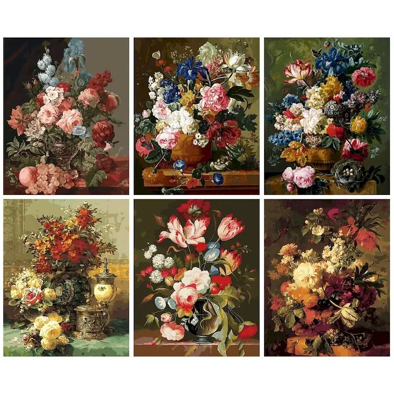 CHENISTORY Painting By Numbers Classical Flower DIY Drawing Canvas Handpainted Pictures By Number Flower Home Decoration
CHENISTORY Painting By Numbers Classical Flower DIY Drawing Canvas Handpainted Pictures By Number Flower Home Decoration