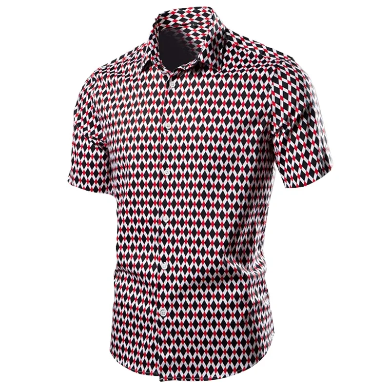 Diamond Plaid Shirts for Men Chemises Tops 6XL Vinatge Short Sleeve Dresses Camisa Casual Hombre Mens Hawaiian Shirt Streetwear
Diamond Plaid Shirts for Men Chemises Tops 6XL Vinatge Short Sleeve Dresses Camisa Casual Hombre Mens Hawaiian Shirt Streetwear