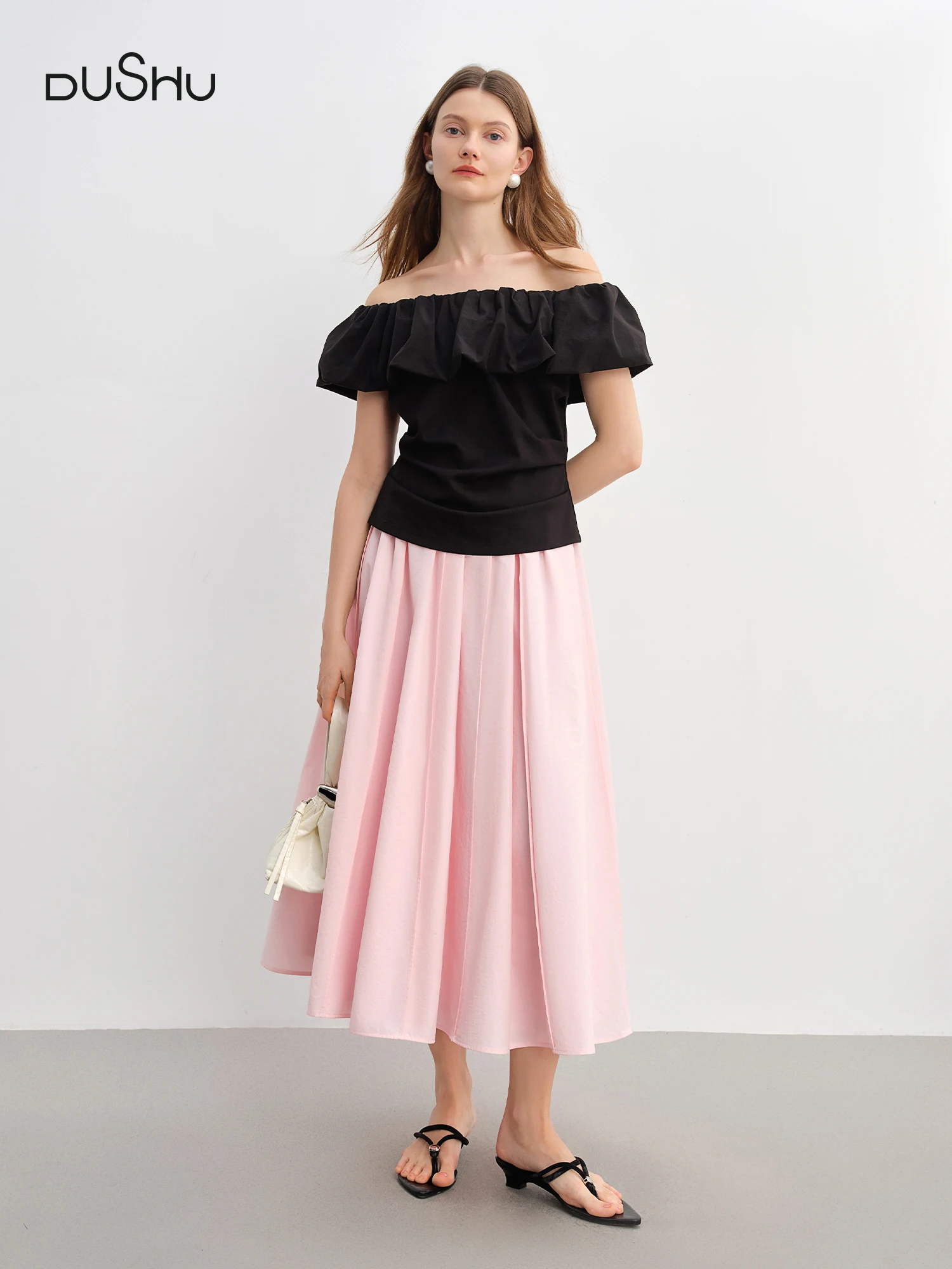 DUSHU Plus Size Women Clothing Simple 3D Pleated Skirt for Plus-sized Women Umbrella Hem Slimming Long Dress 25DS82957+25DS88006
DUSHU Plus Size Women Clothing Simple 3D Pleated Skirt for Plus-sized Women Umbrella Hem Slimming Long Dress 25DS82957+25DS88006