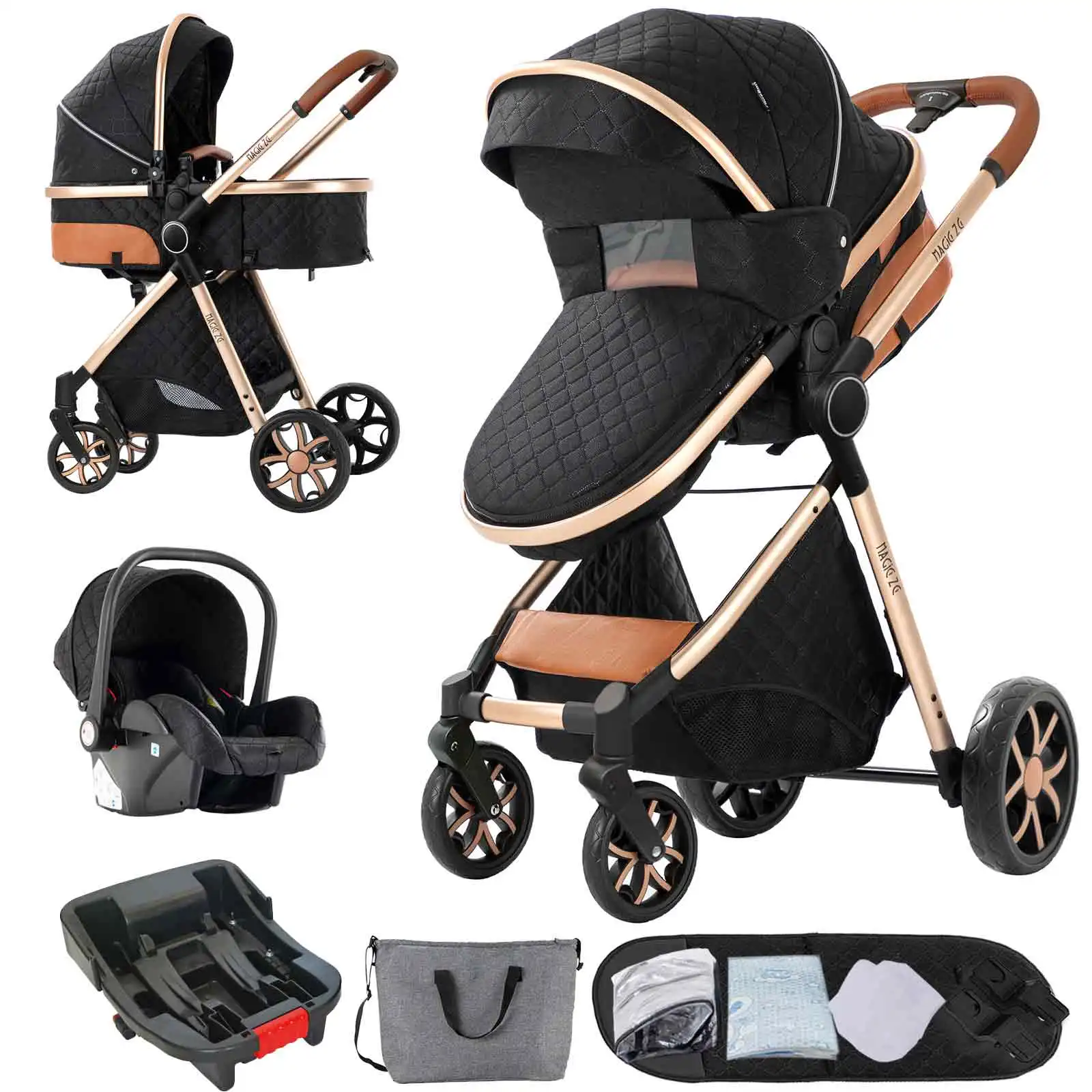 3 In 1 Baby Carriage with ISOFIX Base Baby Three Baby Car Stroller for Newborn Baby Walker Luxurious Lightweight Multifunctional
3 In 1 Baby Carriage with ISOFIX Base Baby Three Baby Car Stroller for Newborn Baby Walker Luxurious Lightweight Multifunctional