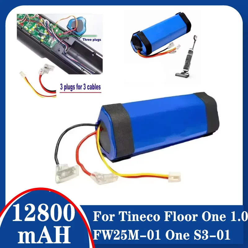100% NEW Battery Li-Ion 21.6V 128000mAh For Tineco Floor One 1.0 FW25M-01 FW25W-01,One S3-01 Cordless Vacuum Cleaner
100% NEW Battery Li-Ion 21.6V 128000mAh For Tineco Floor One 1.0 FW25M-01 FW25W-01,One S3-01 Cordless Vacuum Cleaner