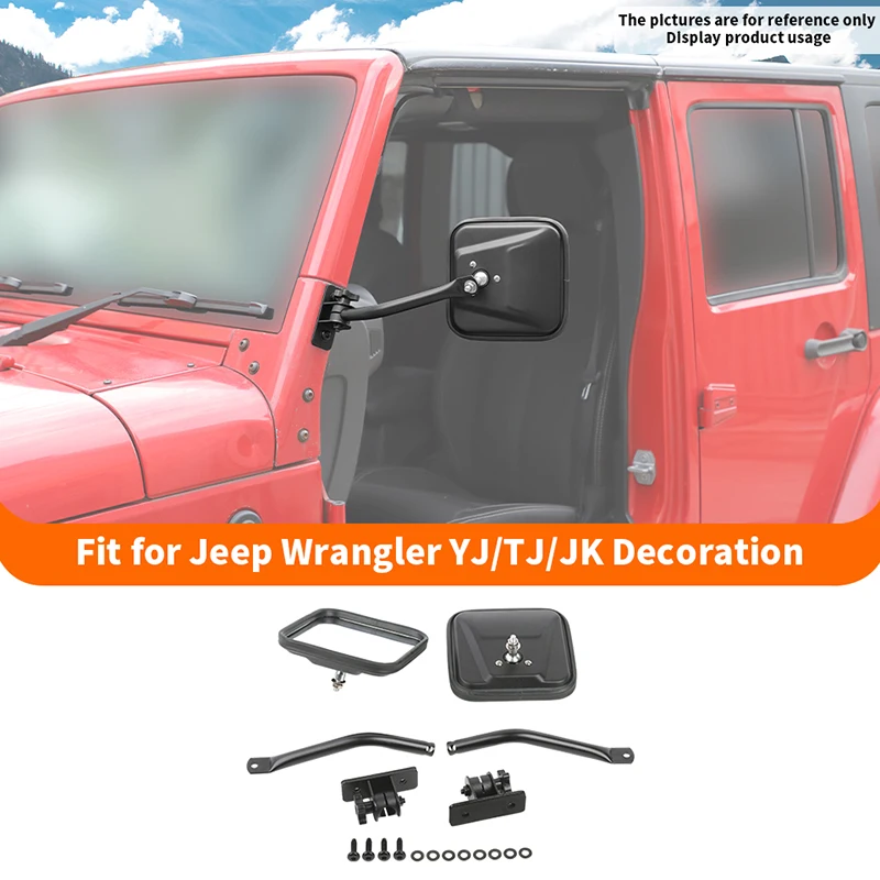 SHINEKA Hood Rearview Mirror Reversing Mirror Fit for jeep Wrangler TJ YJ JK Car Accessories
SHINEKA Hood Rearview Mirror Reversing Mirror Fit for jeep Wrangler TJ YJ JK Car Accessories