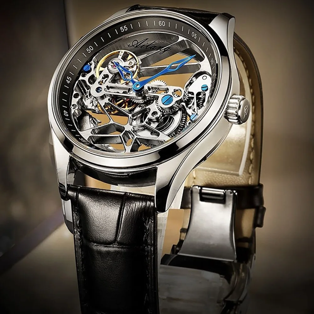 Men Mechanical Watch Retro Double Sided Hollow Skeleton Self Wind Automatic Watches
Men Mechanical Watch Retro Double Sided Hollow Skeleton Self Wind Automatic Watches