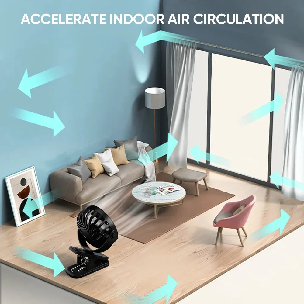 Portable Rechargeable Clip Fan 720° Rotatable Hanging Fan with Night Light Air Cooler for Outdoor Camping Ventilador New
Portable Rechargeable Clip Fan 720° Rotatable Hanging Fan with Night Light Air Cooler for Outdoor Camping Ventilador New