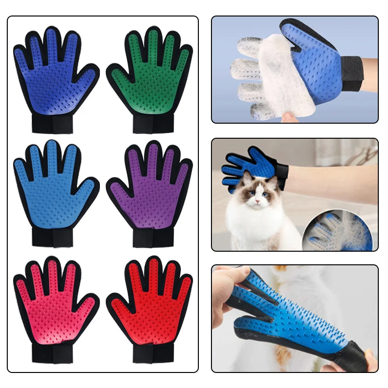 Pet Glove Cat Grooming Hair Deshedding Brush for for Dogs Cats Pet Products Cat Supplies
Pet Glove Cat Grooming Hair Deshedding Brush for for Dogs Cats Pet Products Cat Supplies