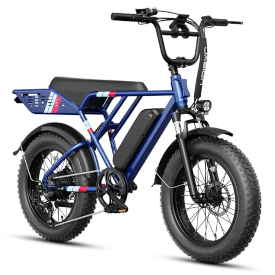 RetroVolt Electric Bike for Adults: 2000W Peak Motor, 30MPH, 48V 13AH Battery, 70Miles Range, 20''x4'' Fat Tire All-Terrain E-B
RetroVolt Electric Bike for Adults: 2000W Peak Motor, 30MPH, 48V 13AH Battery, 70Miles Range, 20''x4'' Fat Tire All-Terrain E-B