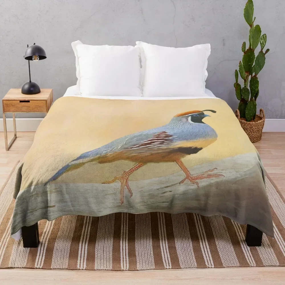 Gambrel's Quail Throw Blanket Anti Shedding Soft Fuzzy Blanket for Home
Gambrel's Quail Throw Blanket Anti Shedding Soft Fuzzy Blanket for Home