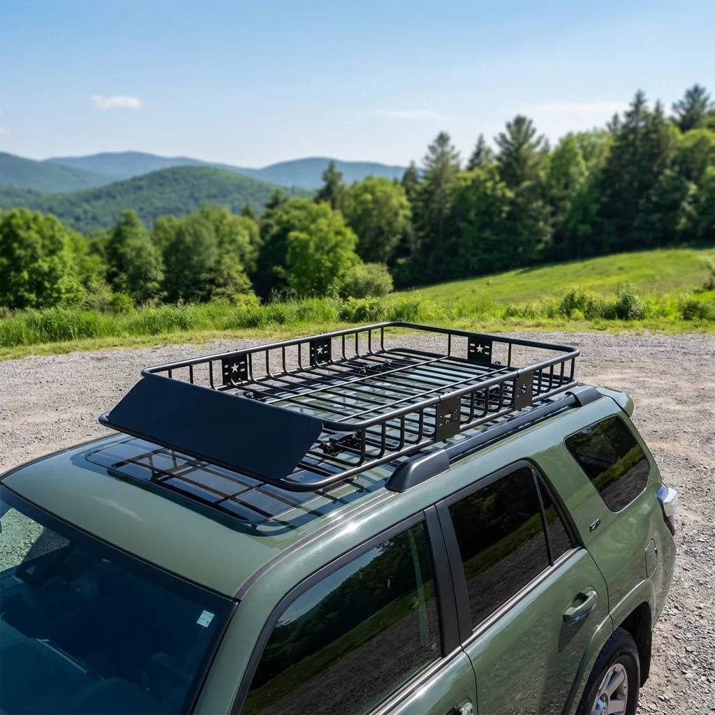Iron Car Roof Rack Basket 51x 36 X 5 Inch Heavy Duty 100kg Universal SUV Luggage Cargo Carrier Black
Iron Car Roof Rack Basket 51x 36 X 5 Inch Heavy Duty 100kg Universal SUV Luggage Cargo Carrier Black