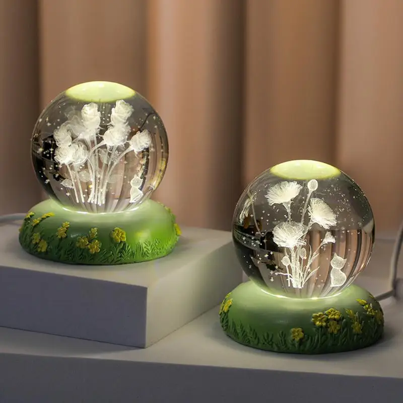 Хрустальный шар, ночник, 3D Рисунок, светодиодный ночник, настольное украшение, атмосфера в стиле страны, искусственная смола, поделки с основанием для
Хрустальный шар, ночник, 3D Рисунок, светодиодный ночник, настольное украшение, атмосфера в стиле страны, искусственная смола, поделки с основанием для
