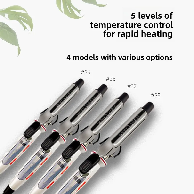 38mm Negative Ion Curling Wand Salon Grade Big Wave Curler for Bangs
38mm Negative Ion Curling Wand Salon Grade Big Wave Curler for Bangs
