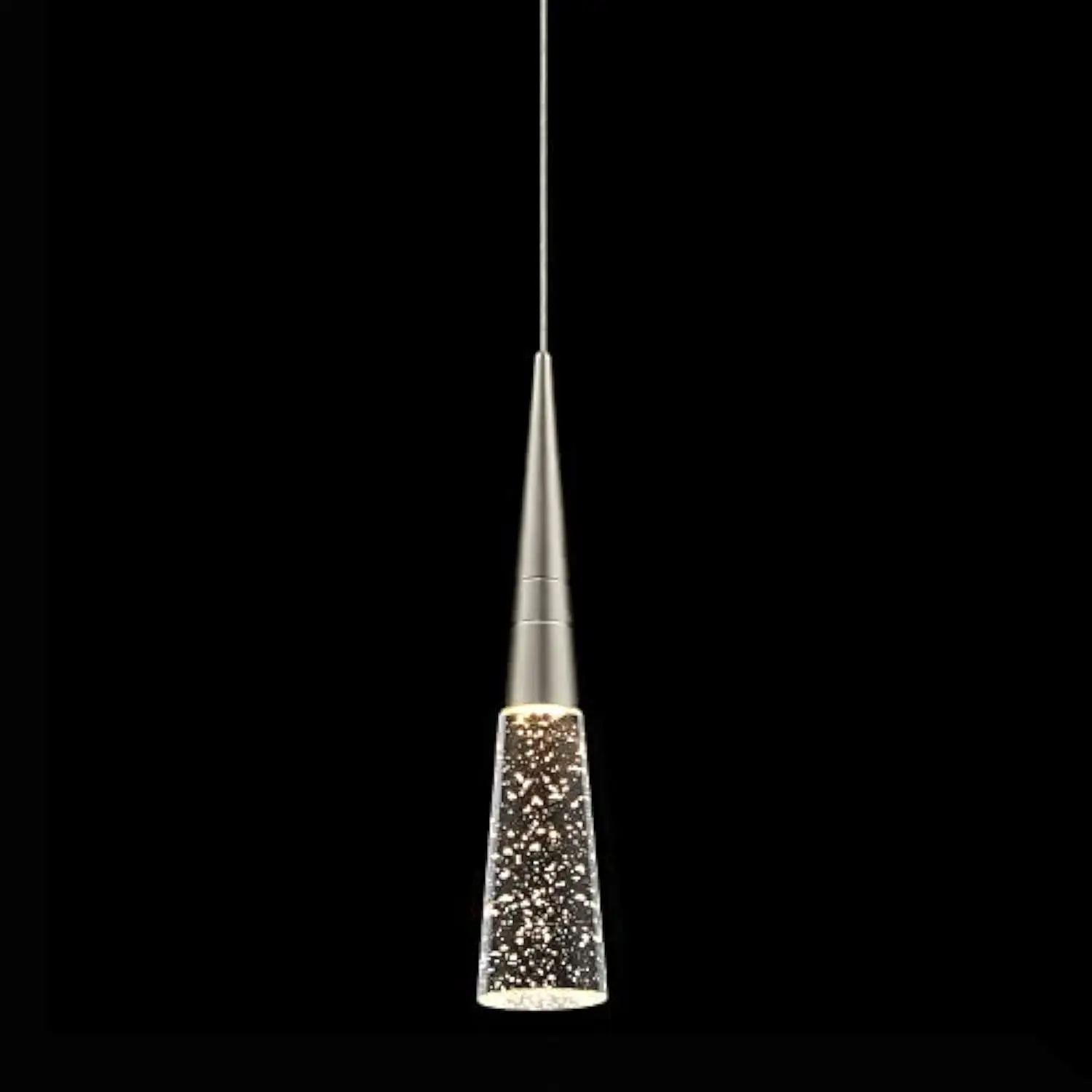 Modern Crystal Pendant Light: Brushed Nickel Mini Hanging Light for Kitchen Island Bathroom
Modern Crystal Pendant Light: Brushed Nickel Mini Hanging Light for Kitchen Island Bathroom