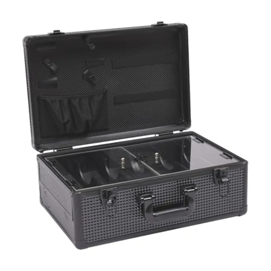 Barber Case for Clippers and Supplies: Durable Nylon Travel Organizer in Black Lightweight, Water-Resistant, Compact Portable T
Barber Case for Clippers and Supplies: Durable Nylon Travel Organizer in Black Lightweight, Water-Resistant, Compact Portable T