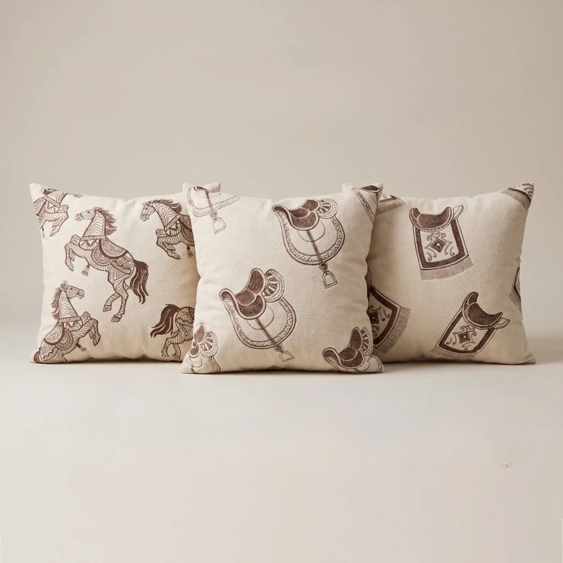 Modern Luxury Horse Texture Embroidered Cushion Case 45*45cm Advanced Texture Pillow Covers Decorative Fashionable Home Decor
Modern Luxury Horse Texture Embroidered Cushion Case 45*45cm Advanced Texture Pillow Covers Decorative Fashionable Home Decor