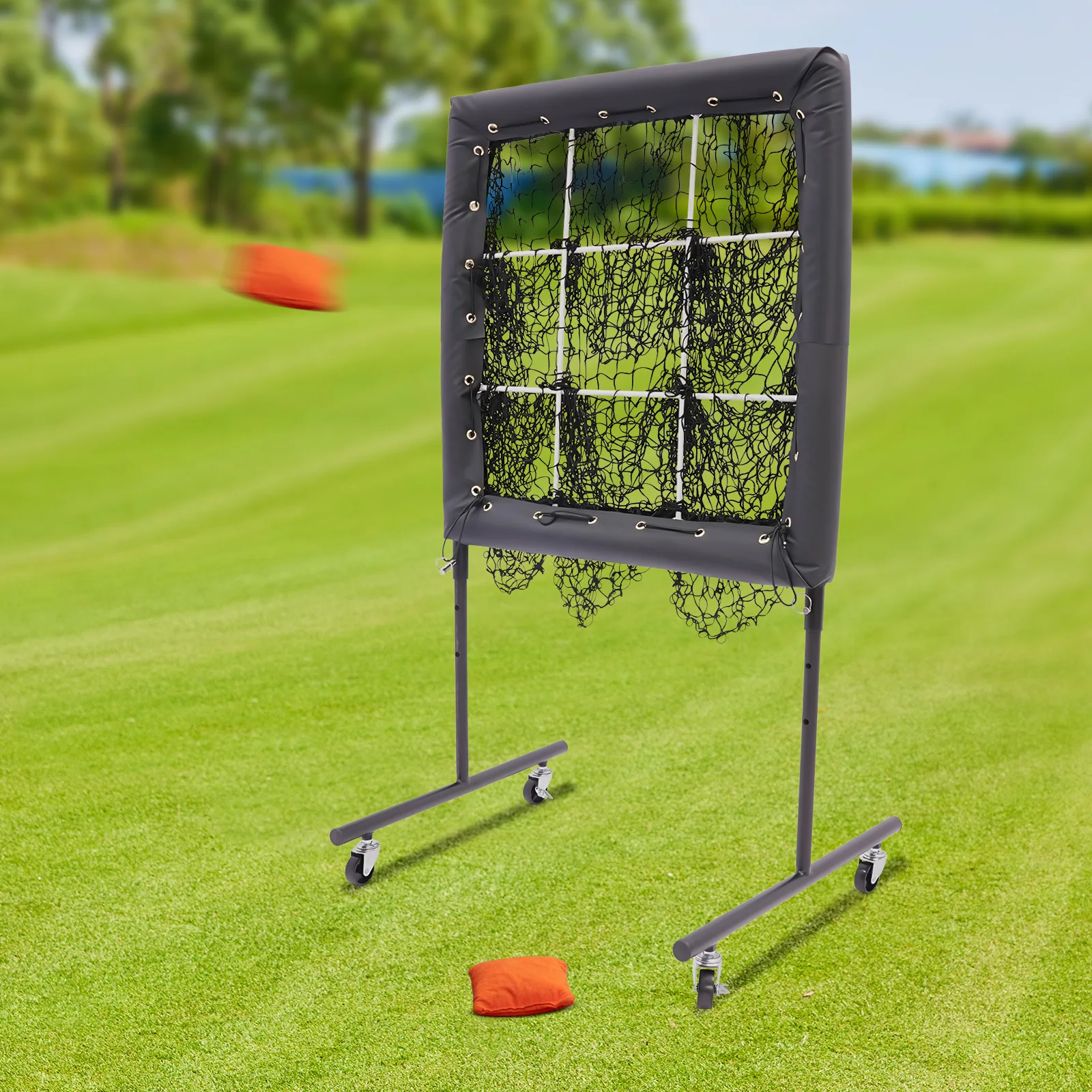 9 Hole Baseball Pitching Net with Strike Zone Target, Height Adjustable Portable Softball Training Net, Heavy-Duty Stable Steel Frame for Backyard & Field
9 Hole Baseball Pitching Net with Strike Zone Target, Height Adjustable Portable Softball Training Net, Heavy-Duty Stable Steel Frame for Backyard & Field