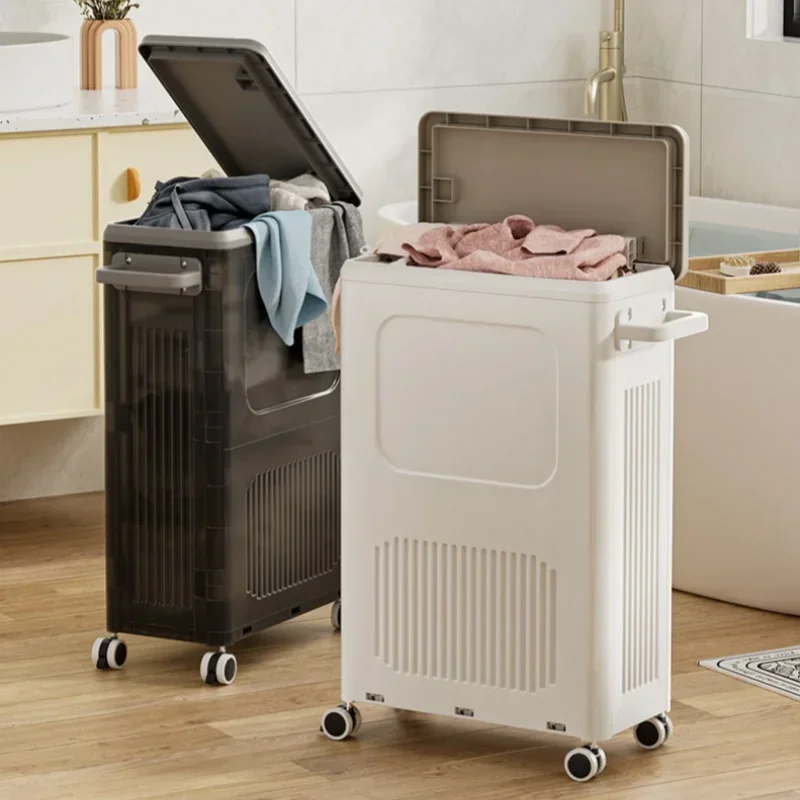 Household Foldable Laundry Basket With Wheels Simple And Modern Large Capacity Dustproof Belt Cover Narrow Seam Storage Basket
Household Foldable Laundry Basket With Wheels Simple And Modern Large Capacity Dustproof Belt Cover Narrow Seam Storage Basket