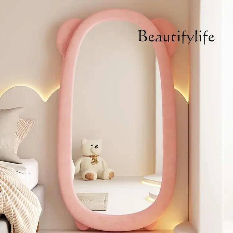 Cream wind full body fitting mirror home bedroom floor fashion simple high sense designer
Cream wind full body fitting mirror home bedroom floor fashion simple high sense designer