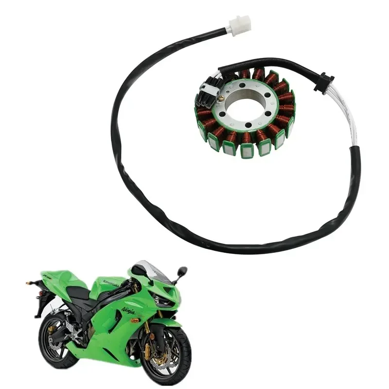 Для Kawasaki ZX636 Ninja ZX6R ZX-6RR 05-06 ER650 ER-6N 2006-2011 Запчасти для мотоциклов Acsessories Катушка статора магнето
Для Kawasaki ZX636 Ninja ZX6R ZX-6RR 05-06 ER650 ER-6N 2006-2011 Запчасти для мотоциклов Acsessories Катушка статора магнето
