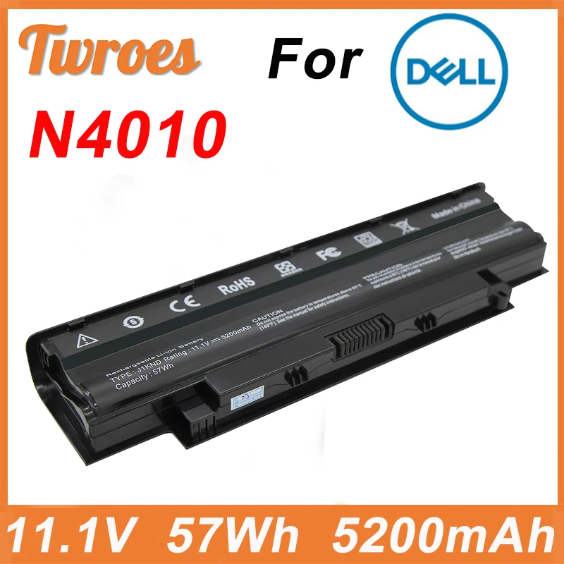 Laptop Battery N4010 11.1V 57Wh 5200mAh For Dell Inspiron J1KND N5110 N5010 N5050 M5110 N7110 N5040 Vostro 1440/1540/2520/3450
Laptop Battery N4010 11.1V 57Wh 5200mAh For Dell Inspiron J1KND N5110 N5010 N5050 M5110 N7110 N5040 Vostro 1440/1540/2520/3450