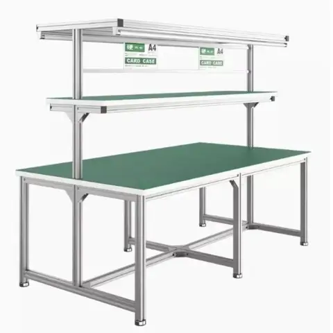 Workbench Garage Customizable Woodworking Workbench Double-layer Workbench Mobile Workbench Flat Garment Cutting Table