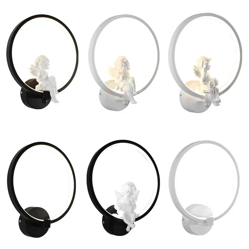 Creative Angel Wall Lamp Led 18W Fixture Tricolor Dimming Led Modern For Home Bedroom Bedside Children's Room Night Light
Creative Angel Wall Lamp Led 18W Fixture Tricolor Dimming Led Modern For Home Bedroom Bedside Children's Room Night Light