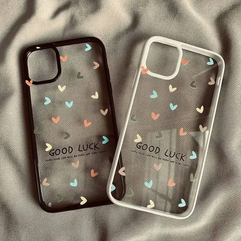 Cute Love Heart Shockproof Bumber Phone Case For iPhone 15 14 11 12 13 Pro Max X XS Max 7 8 Plus SE Soft Transparent Cover
Cute Love Heart Shockproof Bumber Phone Case For iPhone 15 14 11 12 13 Pro Max X XS Max 7 8 Plus SE Soft Transparent Cover