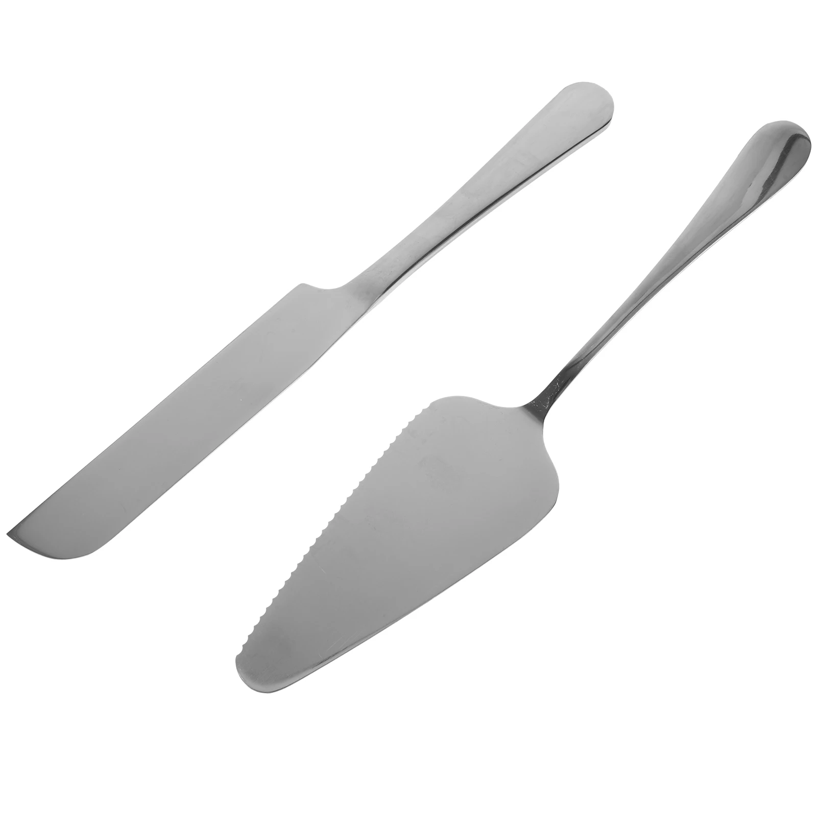Cake Knife Silver Serving Set For Birthdays Stainless Steel Serrated Blade Long Handle Spatula Wedding Cutting Serving Tools
Cake Knife Silver Serving Set For Birthdays Stainless Steel Serrated Blade Long Handle Spatula Wedding Cutting Serving Tools