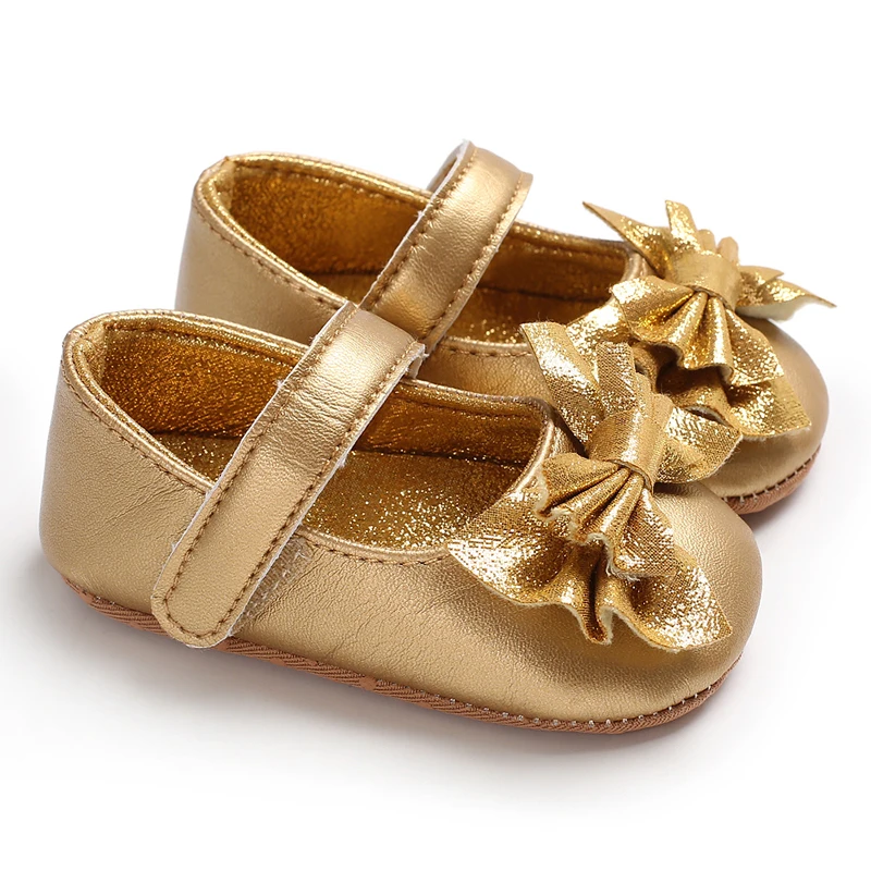 Fashion Classic Bow Princess Shoes PU Soft Sole Comfortable Flat Shoes 0-18M
Fashion Classic Bow Princess Shoes PU Soft Sole Comfortable Flat Shoes 0-18M