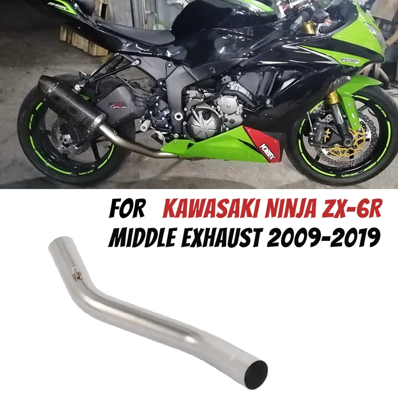 Motorcycle Exhaust Escape For Kawasaki Ninja ZX6R 636 ZX636 2009-2019 Escape Modify Connect 51mm Exhaust Muffler Mid Link Pipe
Motorcycle Exhaust Escape For Kawasaki Ninja ZX6R 636 ZX636 2009-2019 Escape Modify Connect 51mm Exhaust Muffler Mid Link Pipe