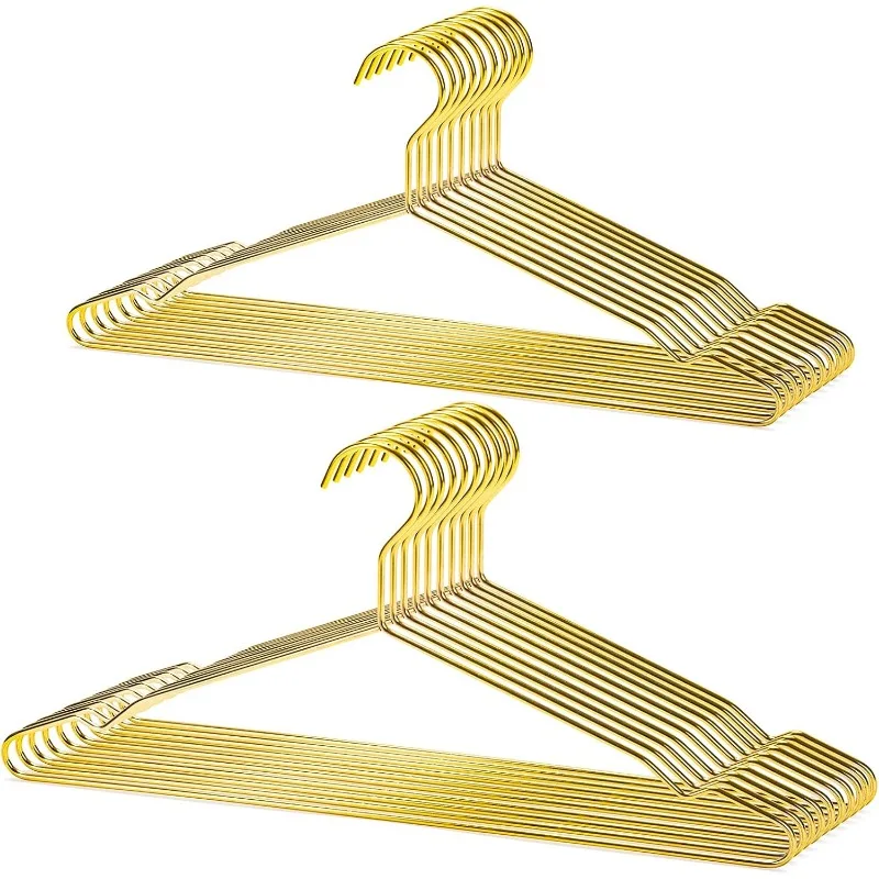 Metal Clothes Hanger 10 Pcs Heavy Duty Shiny Gold Metal Clothes Hanger with Big Notches Coat Suit Dress Trousers Wedding Dress
Metal Clothes Hanger 10 Pcs Heavy Duty Shiny Gold Metal Clothes Hanger with Big Notches Coat Suit Dress Trousers Wedding Dress
