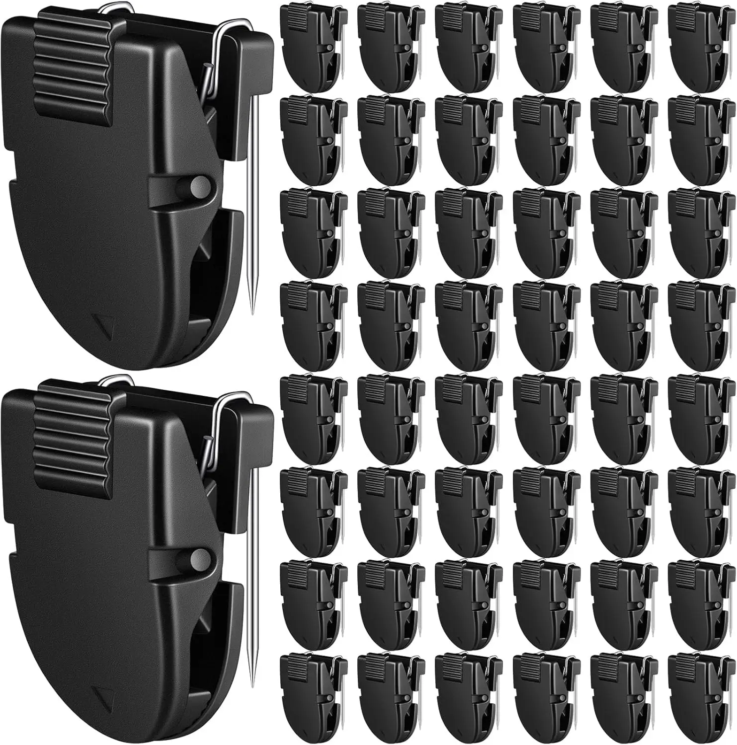 50 Pack Cubicle Clips for Fabric Panels, Black Office Wall Clips for Notes Photos, Holds 40 Sheets
50 Pack Cubicle Clips for Fabric Panels, Black Office Wall Clips for Notes Photos, Holds 40 Sheets