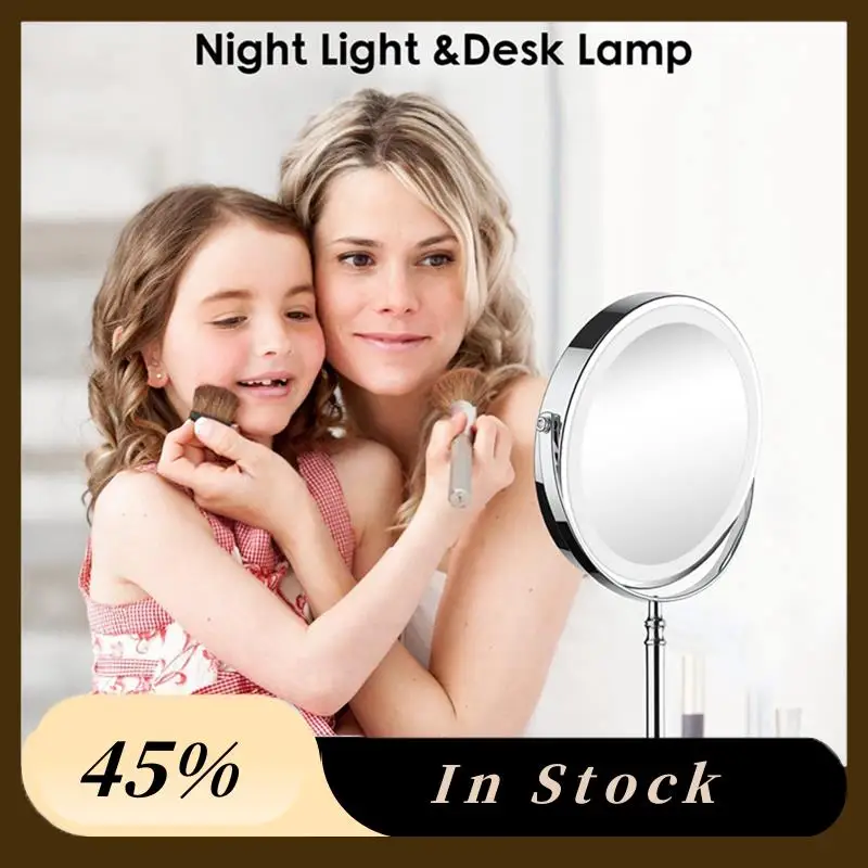 1Set 10X LED Mirror Rechargeable Make Up Mirror Magnification Cosmetic Mirror 2 Side Adjustable With 3 Colors A
1Set 10X LED Mirror Rechargeable Make Up Mirror Magnification Cosmetic Mirror 2 Side Adjustable With 3 Colors A