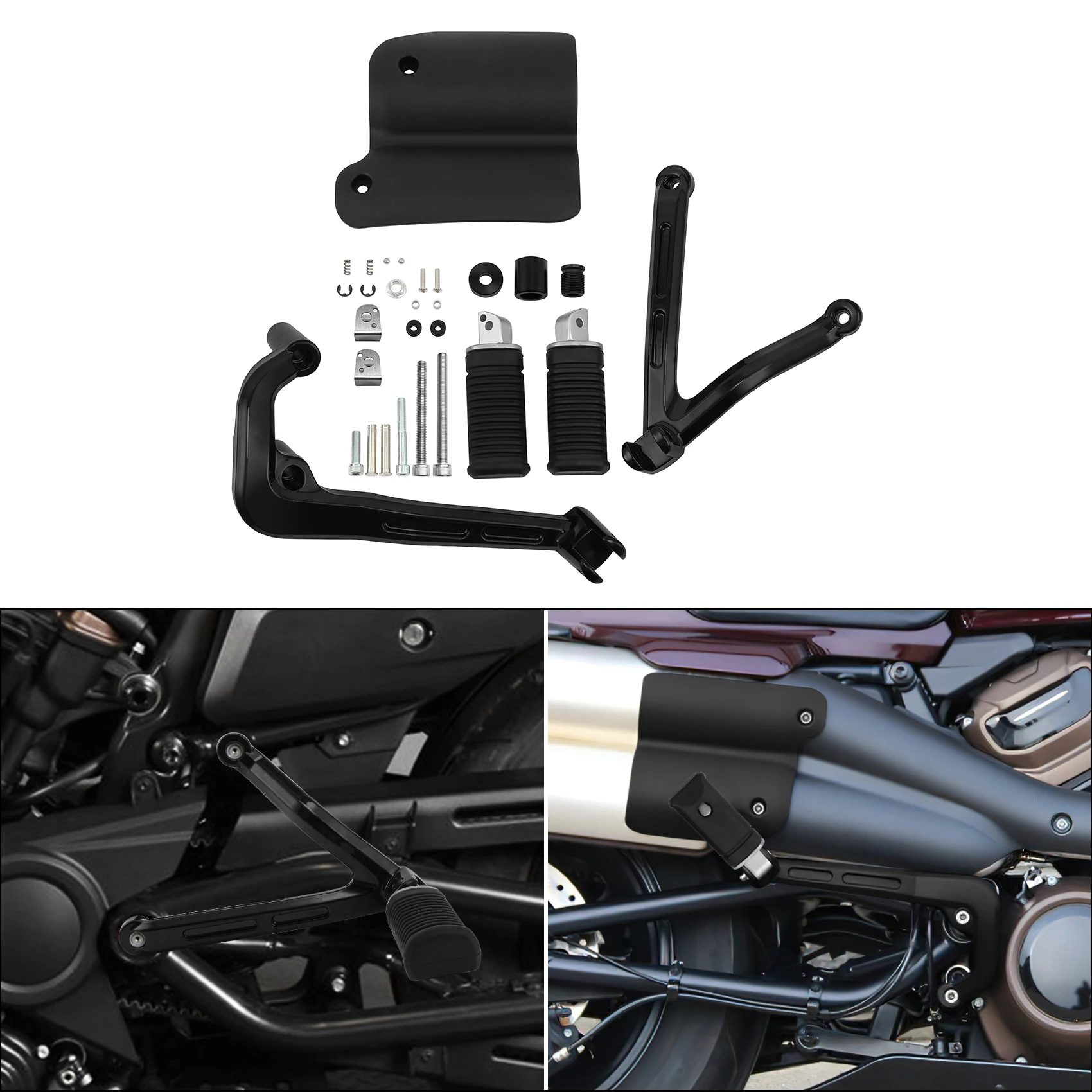 Passenger Footpeg Mount Kit W/ Heel Guard For Harley Sportster S RH1250S RH 1250 S 2021-2025 2024 2023 2022 Motorcycle Foot
Passenger Footpeg Mount Kit W/ Heel Guard For Harley Sportster S RH1250S RH 1250 S 2021-2025 2024 2023 2022 Motorcycle Foot