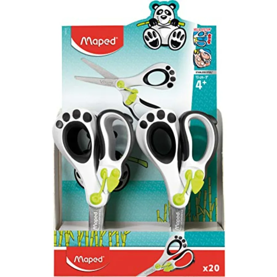 Helix USA - Spring-Assisted Educational Scissors, 5 Inch - Crafting School Projects - Safe Cutting - Ergonomic Design - Pack of
Helix USA - Spring-Assisted Educational Scissors, 5 Inch - Crafting School Projects - Safe Cutting - Ergonomic Design - Pack of