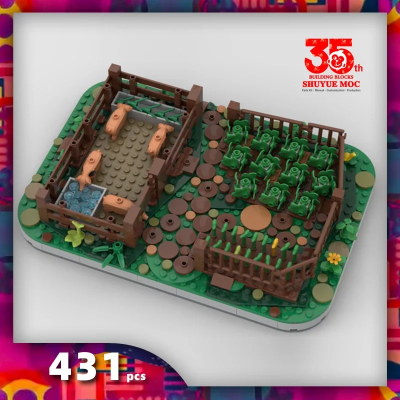 symoc Farm Animals Plants Building Blocks for Kid Compatible Classic Brick Vegetable garden paddock Base Plate Toys for Children
symoc Farm Animals Plants Building Blocks for Kid Compatible Classic Brick Vegetable garden paddock Base Plate Toys for Children