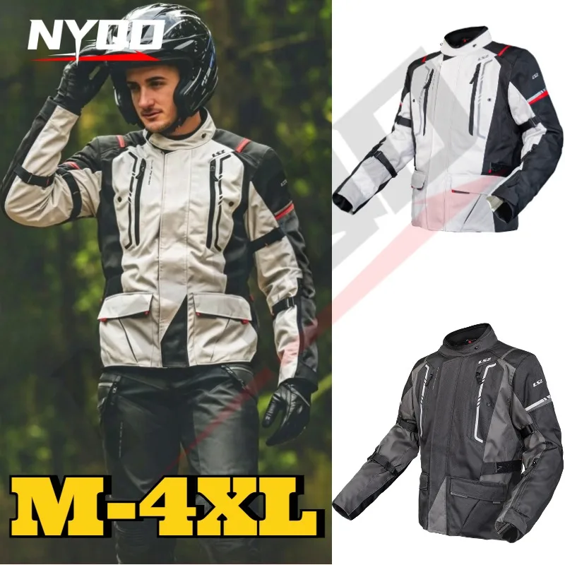 Four Seasons Unisex Motorcycle Jacket Antifall Wear-resistant Off-road Windproof Waterproof Warm Breathable Motorbike Outerwear
Four Seasons Unisex Motorcycle Jacket Antifall Wear-resistant Off-road Windproof Waterproof Warm Breathable Motorbike Outerwear