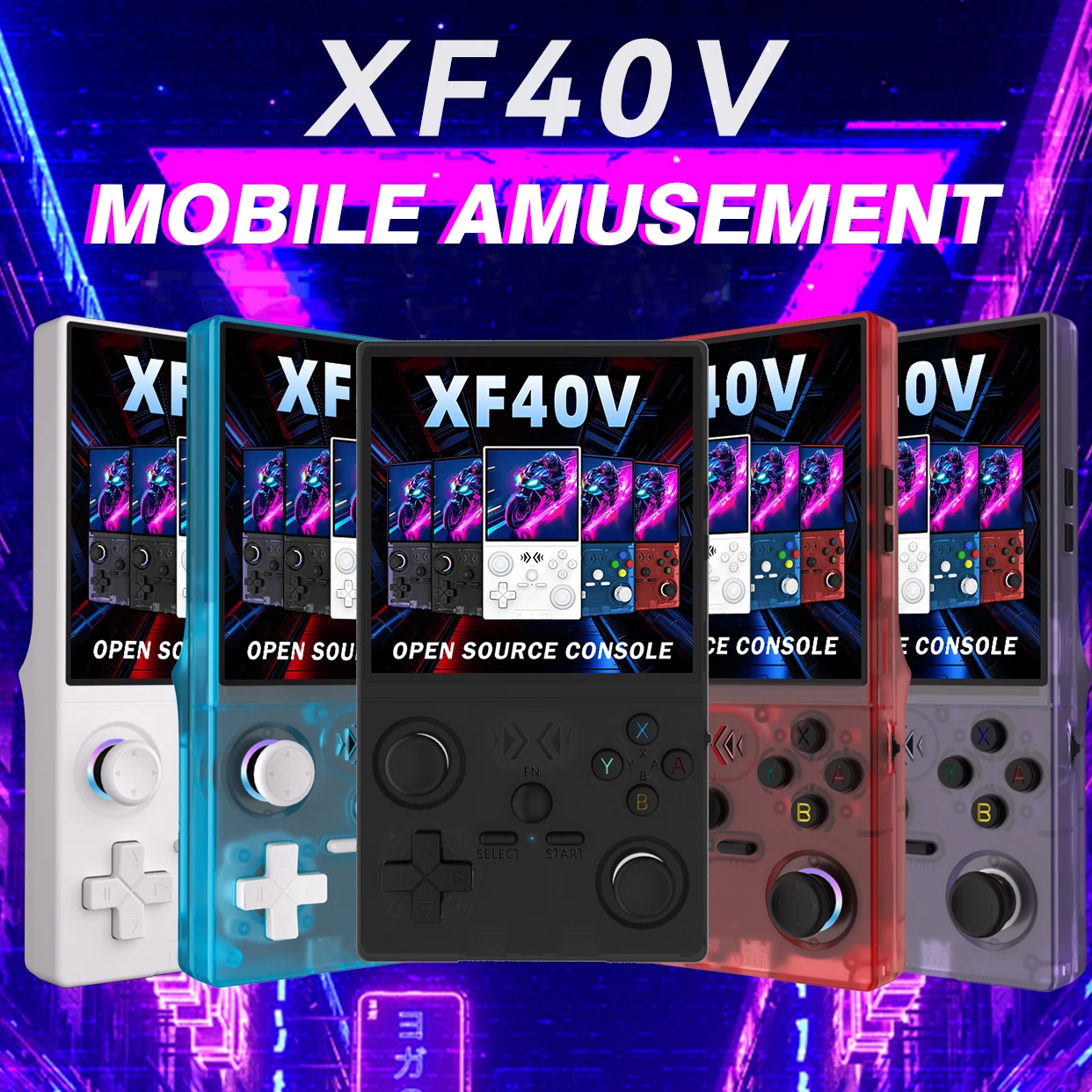 Newest XF40V Retro Handheld Game Console Linux 4.0'' IPS Screen Supports WiFi Arcade Joystick Portable Pocket Video Games Player
Newest XF40V Retro Handheld Game Console Linux 4.0'' IPS Screen Supports WiFi Arcade Joystick Portable Pocket Video Games Player