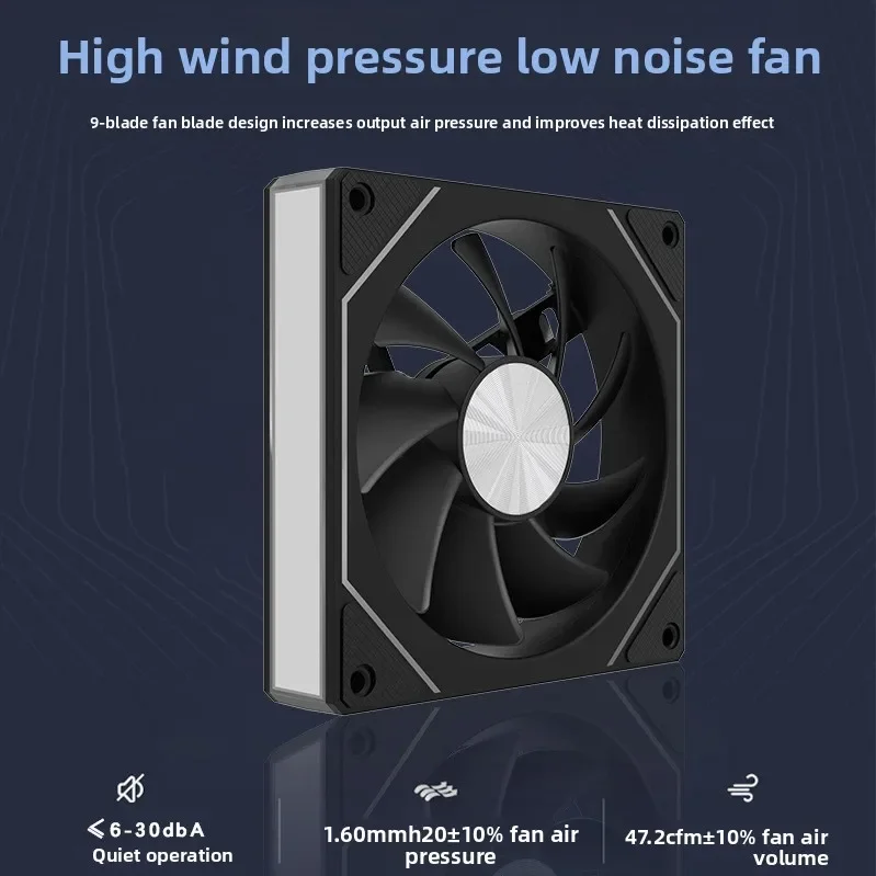 Superior Prism 7Pro Chassis Fan 12CM Shenguang Synchronous 5v3 Pin Desktop Computer Argb Fan Silent Temperature Control
Superior Prism 7Pro Chassis Fan 12CM Shenguang Synchronous 5v3 Pin Desktop Computer Argb Fan Silent Temperature Control