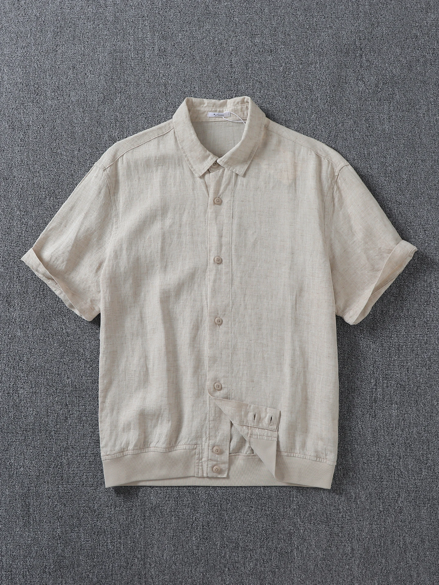 Loose Casual Lin Lyocell Blend Short Sleeve Shirt Men Summer Thin Breathable Versatile Flat Button Placket Pure Color Shirt
Loose Casual Lin Lyocell Blend Short Sleeve Shirt Men Summer Thin Breathable Versatile Flat Button Placket Pure Color Shirt