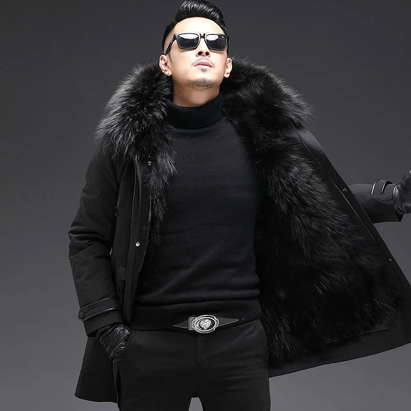 New Parka 2023 Real Fur Coat Men Winter Jacket Warm Natural Raccoon Dog Fur Liner Hooded Men Clothing Parkas Hombre 19-3602
New Parka 2023 Real Fur Coat Men Winter Jacket Warm Natural Raccoon Dog Fur Liner Hooded Men Clothing Parkas Hombre 19-3602