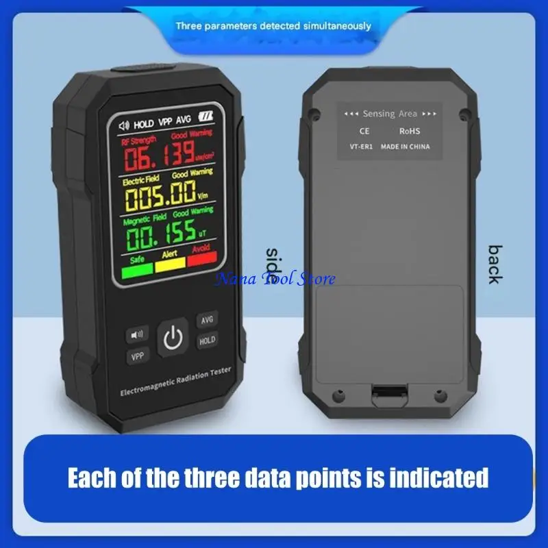 31GJ Professional Radiation Monitor with Wide Detection Ranges for Household Use