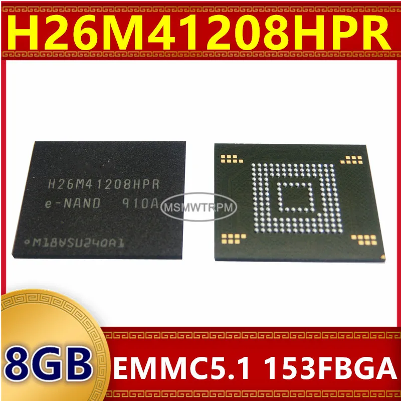 Memory Chip IC H26M41208HPR H26M41204HPR EMMC08G-M728 8GB EMMC5.1 153FBGA Integrated Circuits New Original In Stock
Memory Chip IC H26M41208HPR H26M41204HPR EMMC08G-M728 8GB EMMC5.1 153FBGA Integrated Circuits New Original In Stock