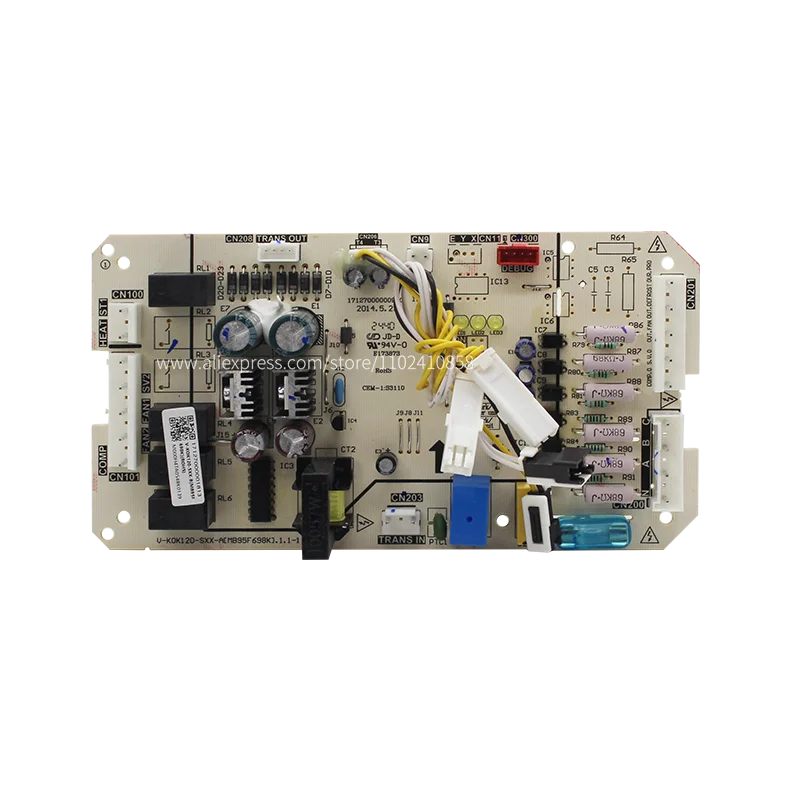 Крытая основная плата управления в сборе 17127000001813 V-KOK120-SXX-B для внутреннего блока Midea KFR-120W/S-611DL GR120W/S-591T2 Новый
Крытая основная плата управления в сборе 17127000001813 V-KOK120-SXX-B для внутреннего блока Midea KFR-120W/S-611DL GR120W/S-591T2 Новый