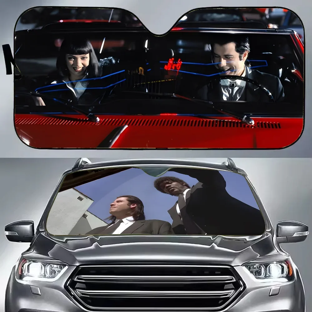 P-Pulp F-Fiction Movie Car SunShade Summer Windscreen Foldable UV Protection Heat Blocking windshield cover
P-Pulp F-Fiction Movie Car SunShade Summer Windscreen Foldable UV Protection Heat Blocking windshield cover