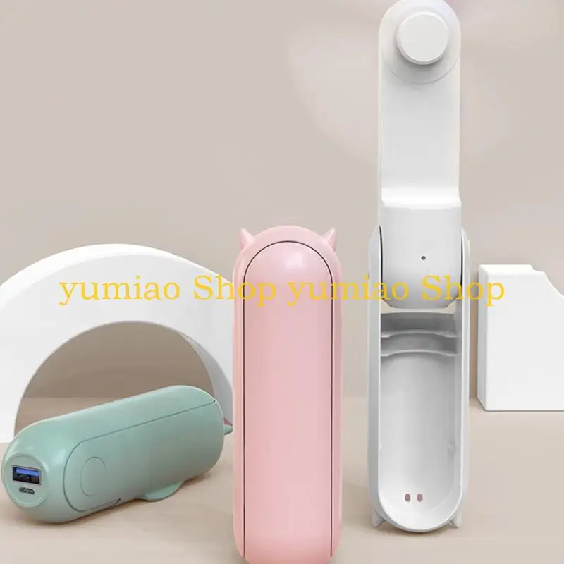 587B Rechargeable Mini Fan Cooling USB Desk Fan Strong for Office