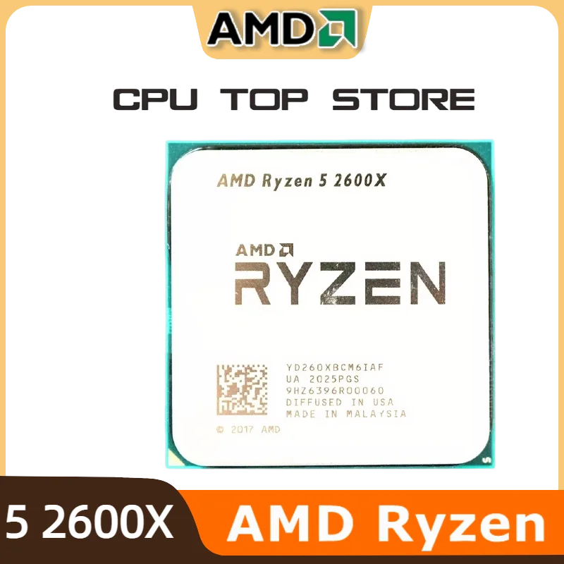 AMD Ryzen 5 R5 2600X 6-Core 12-Thread 3.6GHz 95W CPU Processor LGA AM4
AMD Ryzen 5 R5 2600X 6-Core 12-Thread 3.6GHz 95W CPU Processor LGA AM4